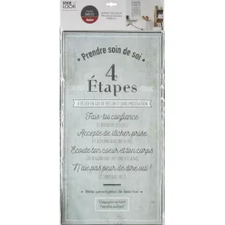Atmosphera Createur D'interieur Décoration Créative | - Sticker "soin de soi" - 32x60 cm