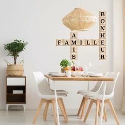 Atmosphera Createur D'interieur Décoration Créative | - Sticker - lettres en relief - 41x41 cm
