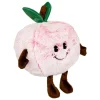 Atmosphera Createur D'interieur - Peluche pêche "peachy" rose h20cm New