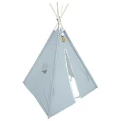 Atmosphera Createur D'interieur - Tipi enfant "wapi" - coton et peuplier - bleu Clearance