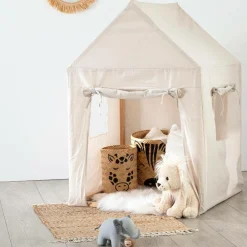 Atmosphera Createur D'interieur Mobilier Pour Enfants | - Cabane enfant - structure pin - toile coton h116 cm