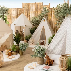 Atmosphera Createur D'interieur Mobilier Pour Enfants | - Cabane enfant - structure pin - toile coton h116 cm