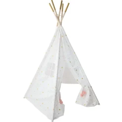 Atmosphera Createur D'interieur Mobilier Pour Enfants | - Tipi enfant blanc & doré
