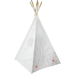 Atmosphera Createur D'interieur Mobilier Pour Enfants | - Tipi enfant blanc & doré