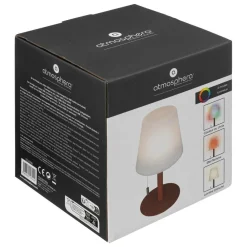 Atmosphera Createur D'interieur - Lampe extérieure "zack" h30cm ambre Discount