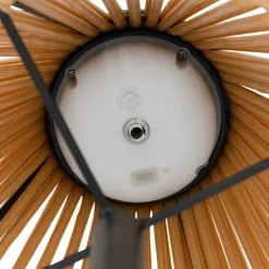 Atmosphera Createur D'interieur - Lampadaire d extérieur solaire et usb "kessy" beige h108cm