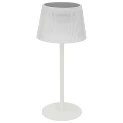 Atmosphera Createur D'interieur Eclairage D’Extérieur | - Lampe d extérieur solaire et usb "katy" blanc h30cm