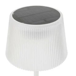 Atmosphera Createur D'interieur Eclairage D’Extérieur | - Lampe d extérieur solaire et usb "katy" blanc h30cm
