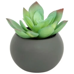 Atmosphera Createur D'interieur Fleurs Et Plantes Artificielles | - Plante grasse en pot h13