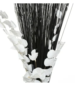 Atmosphera - Fagot de fleurs et tiges séchées blanc et noir d. 40 x h. 150 cm Outlet