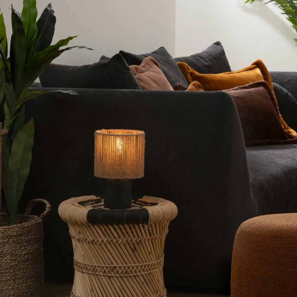 Atmosphera - Lampe cylindre en céramique