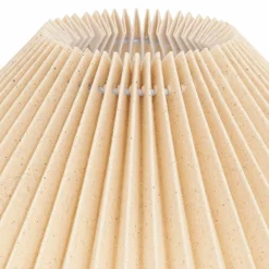 Atmosphera - Lampe cylindre en céramique - h. 38 cm - beige Clearance