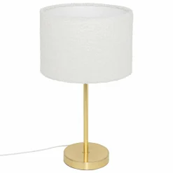Atmosphera - Lampe droite en bouclette - h. 49 cm - or Best