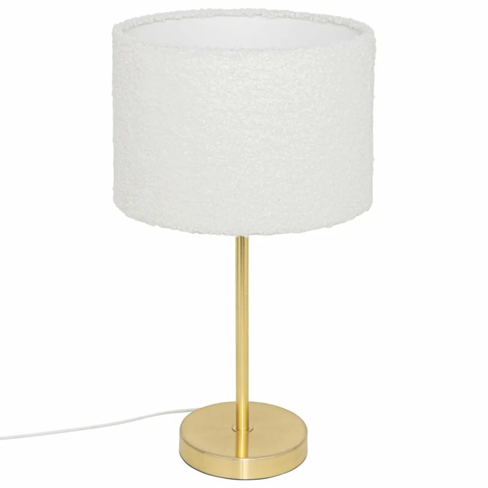 Atmosphera - Lampe droite en bouclette - h. 49 cm - or Best