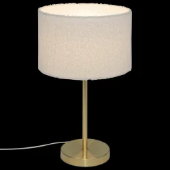 Atmosphera - Lampe droite en bouclette - h. 49 cm - or Best