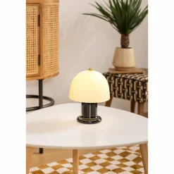Atmosphera - Lampe led à poser seattle - h. 21 cm - noir New