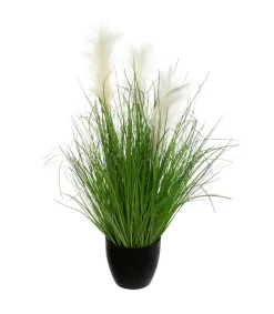 Atmosphera - Plante artificielle bouquet herbes dans un pot h 70 cm New