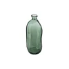 Atmosphera Vases Et Coupes | - Vase bouteille en verre recyclé vert kaki h 35 cm