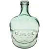 Atmosphera - Vase dame jeanne en verre recyclé h 42 cm Outlet
