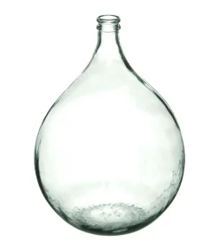 Atmosphera - Vase dame jeanne verre recyclé transparent h 56 cm Sale