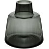 Atmosphera Vases Et Coupes | - Vase épaule en verre gris h 23 cm