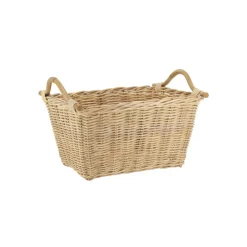 Aubry Gaspard Décoration Créative | - Corbeille à linge en rotin naturel