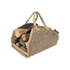Aubry Gaspard - Sac à bûches en toile de jute renforcée Sale