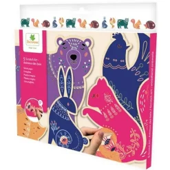 Au Sycomore - Art à gratter : kit pockets animaux des bois Hot