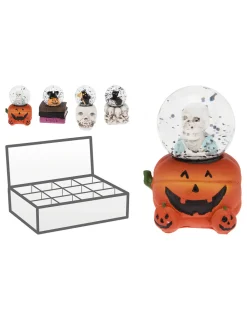 Basics Fête Et Anniversaire | - Boule de neige et d'eau halloween, ø45mm, 4 modèles.