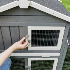 Bb Loisir Poulaillers, Clapiers Et Accessoires | - Cage clapier enclos lapin extérieur en bois haute qualité pour lapins petits animaux- modèle : 085 don camillo 69x54x85,5cm