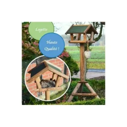 Bb Loisir Oiseaux Du Jardin | - Mangeoire oiseaux exterieur pour oiseaux sauvage modele logette-314