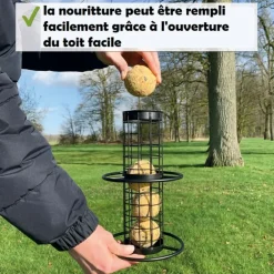 Bb Loisir Oiseaux Du Jardin | - Mangeoire oiseaux extérieur à suspendre pour oiseaux sauvages pour jardin balcon distributeur de nourriture«34717 nourri-silo»