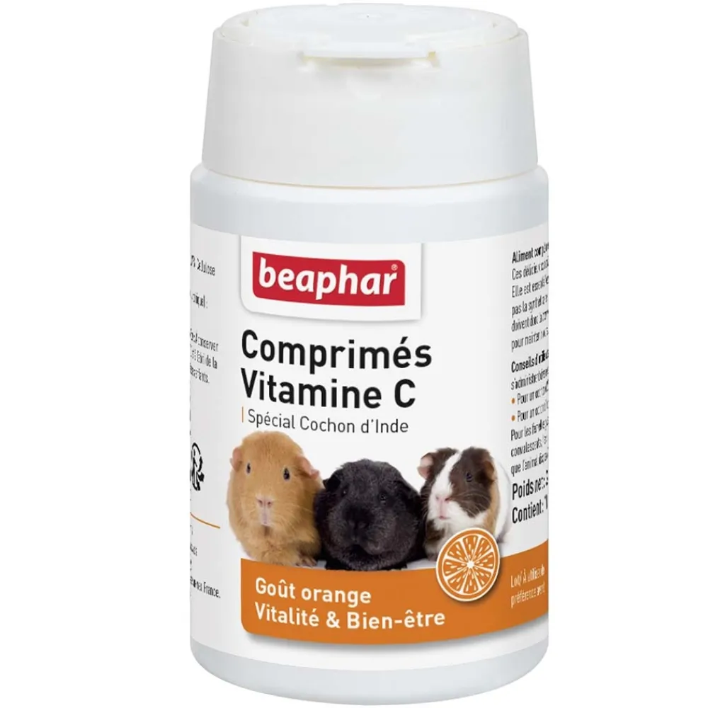 Beaphar Hygiène Et Soins | - Comprimés vitamine Ccochons d’Inde - 100 c