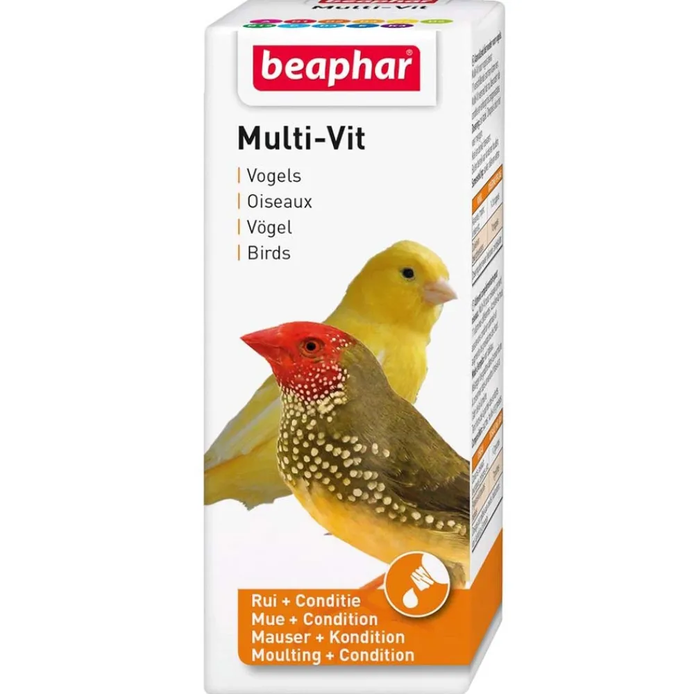 Beaphar Hygiène Et Soins | - Multi-VitaminesPour toutes espèces d’oiseaux 50 ml