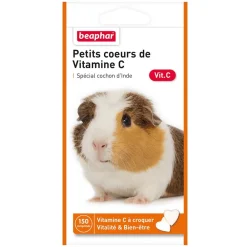 Beaphar - Vitamine C en petits coeurs cochons d’Inde 150 c New