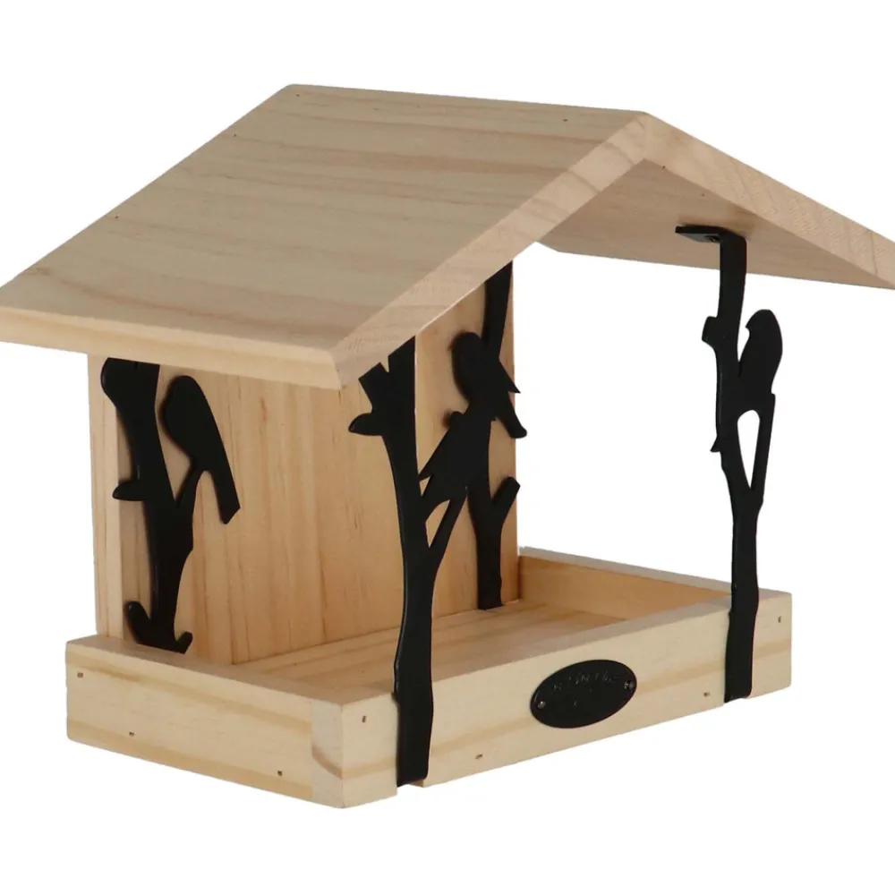 Best For Birds Oiseaux Du Jardin | - Mangeoire murale en pin et fer