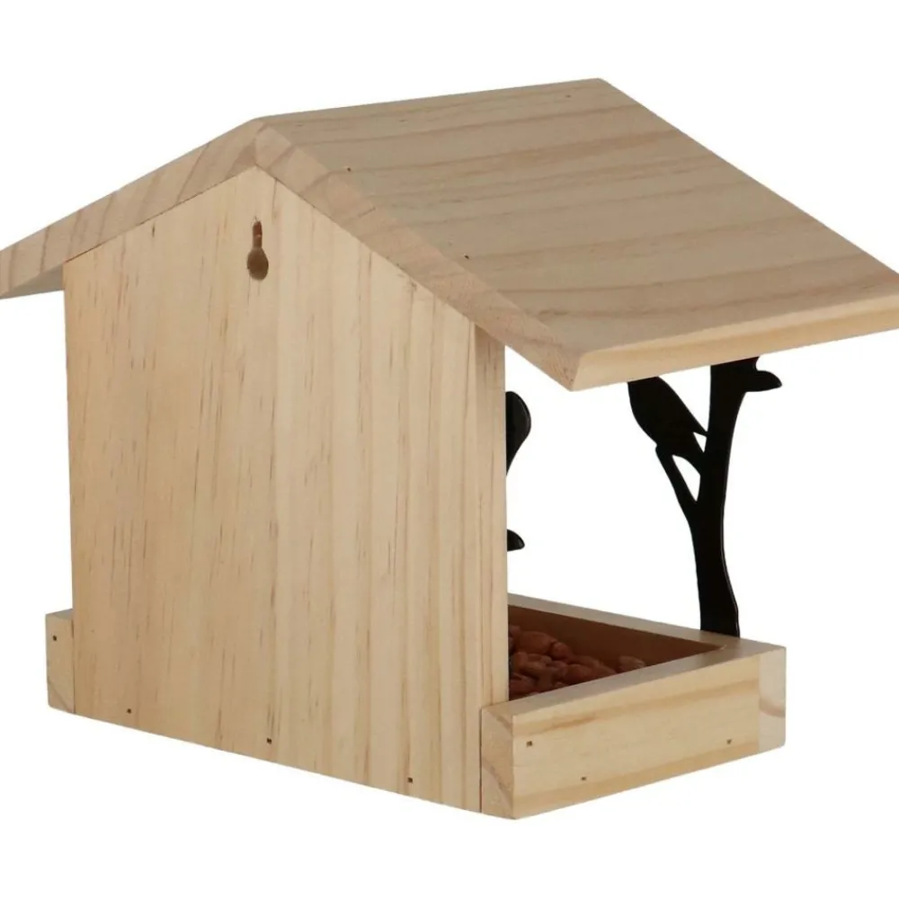 Best For Birds Oiseaux Du Jardin | - Mangeoire murale en pin et fer