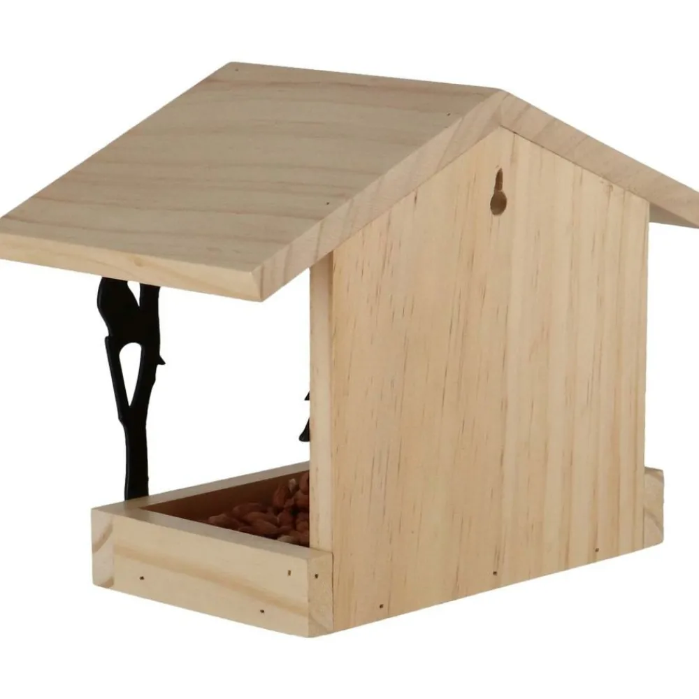 Best For Birds Oiseaux Du Jardin | - Mangeoire murale en pin et fer