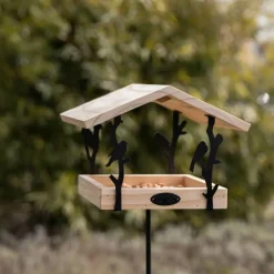 Best For Birds Oiseaux Du Jardin | - Mangeoire sur pique en pin et fer