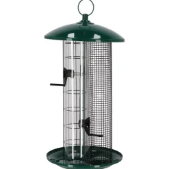 Best For Birds Oiseaux Du Jardin | - Mangeoire trio xxl graines, cacahuètes et boules de graisse
