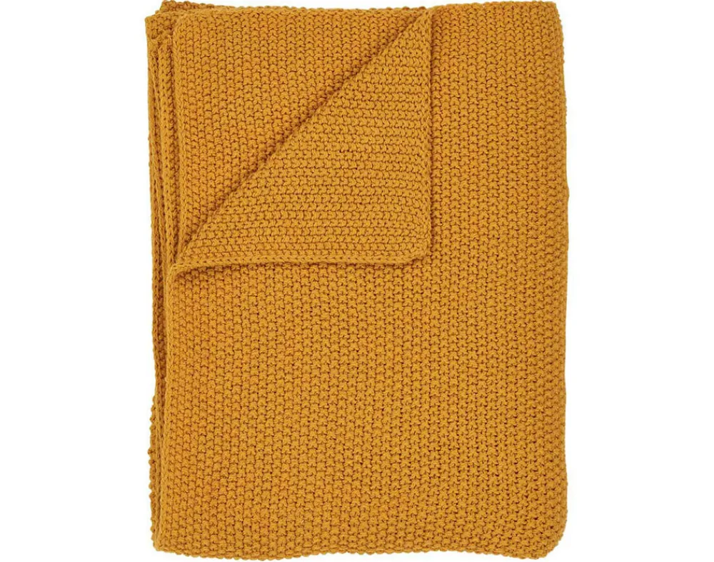 Best Mobilier - Adrano - plaid - 130x170 cm - en coton recyclé Outlet