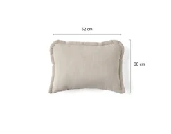 Best Mobilier Linge De Maison Et Coussins | - Albane - coussin - en velours côtelé - 38x52 cm