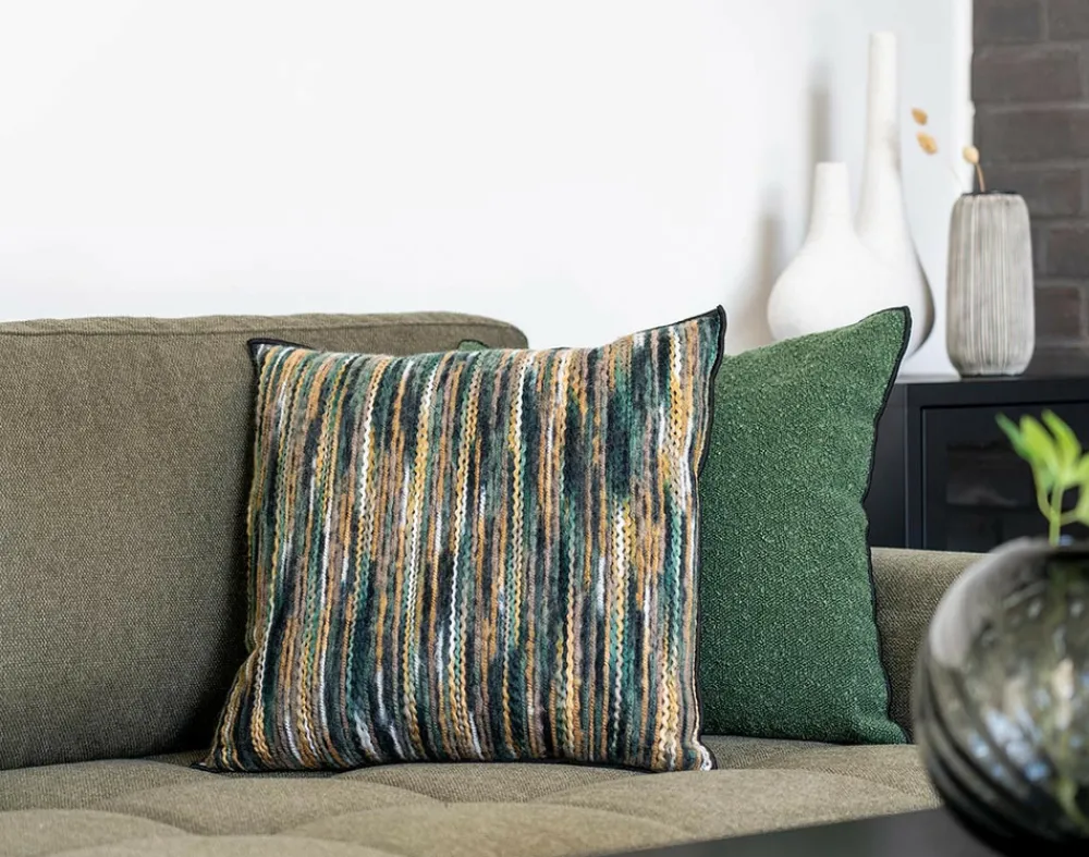 Best Mobilier - Antonio - coussin - coton et polyester - 45x45 cm Discount