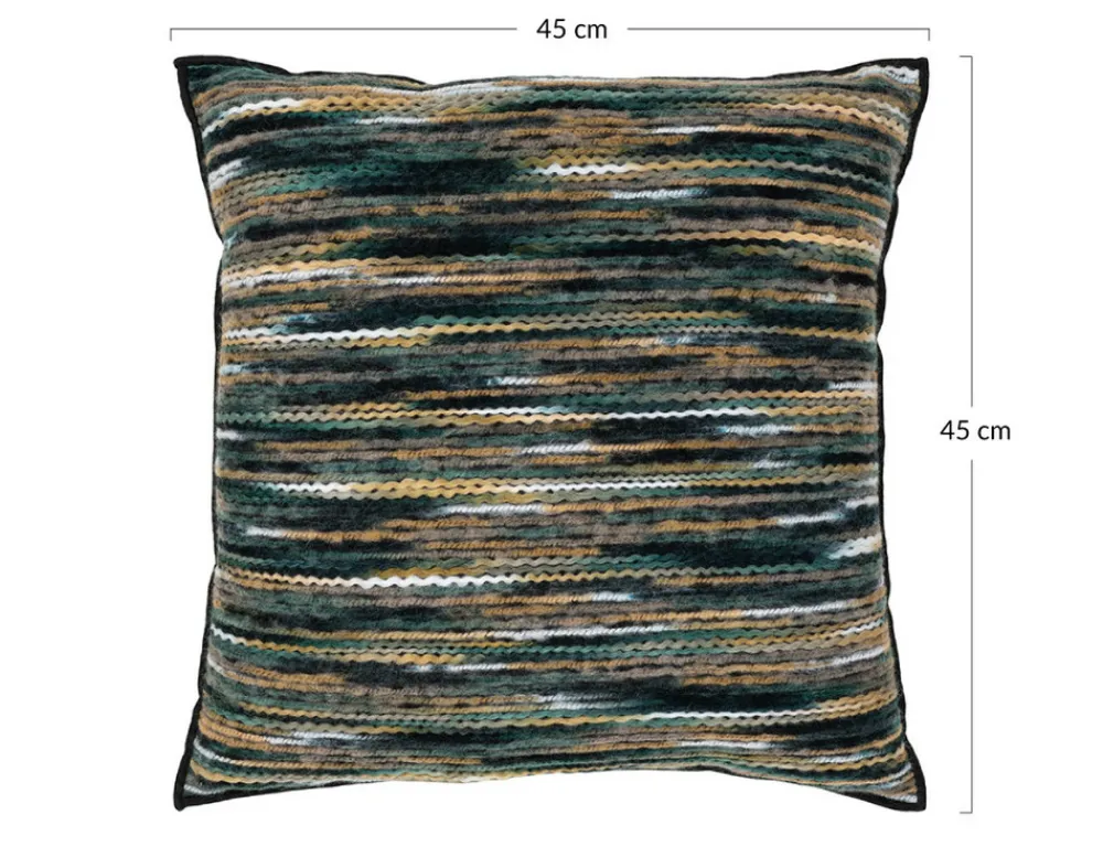 Best Mobilier - Antonio - coussin - coton et polyester - 45x45 cm Discount