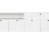 Best Mobilier Mobilier D'Intérieur | - Gaby - buffet bas - blanc - 200 cm