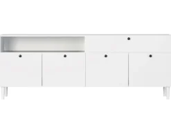 Best Mobilier Mobilier D'Intérieur | - Gaby - buffet bas - blanc - 200 cm