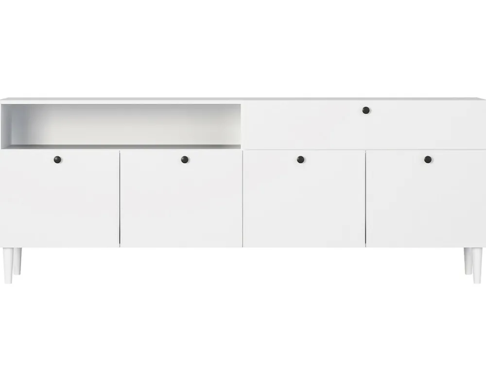 Best Mobilier Mobilier D'Intérieur | - Gaby - buffet bas - blanc - 200 cm