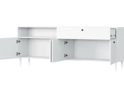 Best Mobilier Mobilier D'Intérieur | - Gaby - buffet bas - blanc - 200 cm