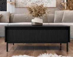 Best Mobilier - Girona - table basse - noir - 100 cm Hot