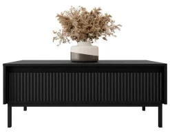Best Mobilier - Girona - table basse - noir - 100 cm Hot